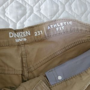 Denizen by Levi's 231 Athletic Fit Khaki Jeans